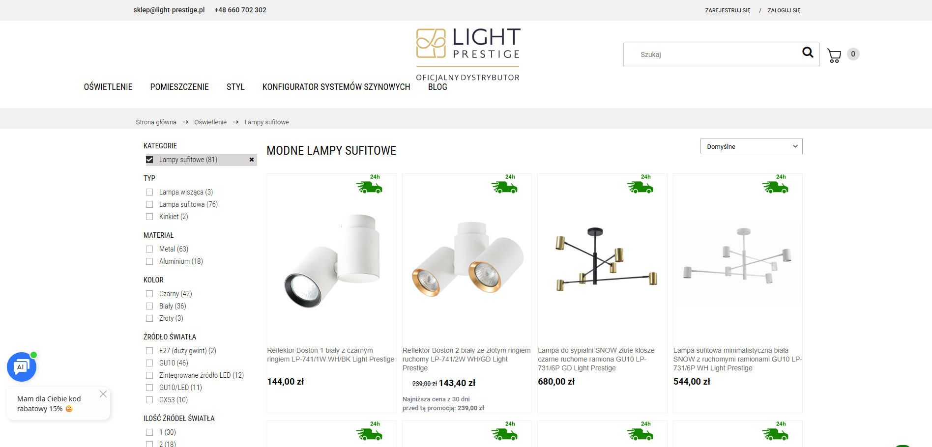 Top 10 modnych lamp sufitowych, które odmienią Twoje mieszkanie