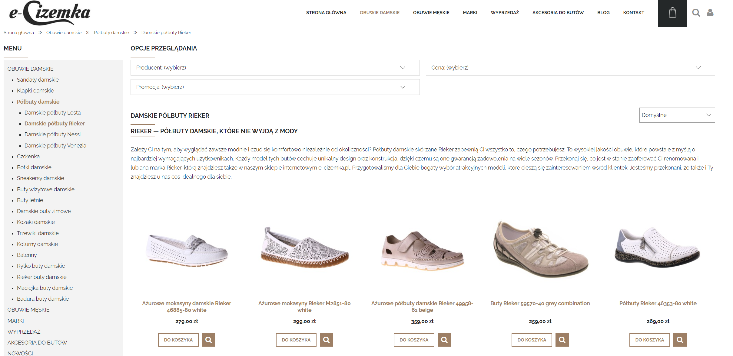 Rieker półbuty damskie a zdrowie stóp - dlaczego warto postawić na sprawdzoną markę