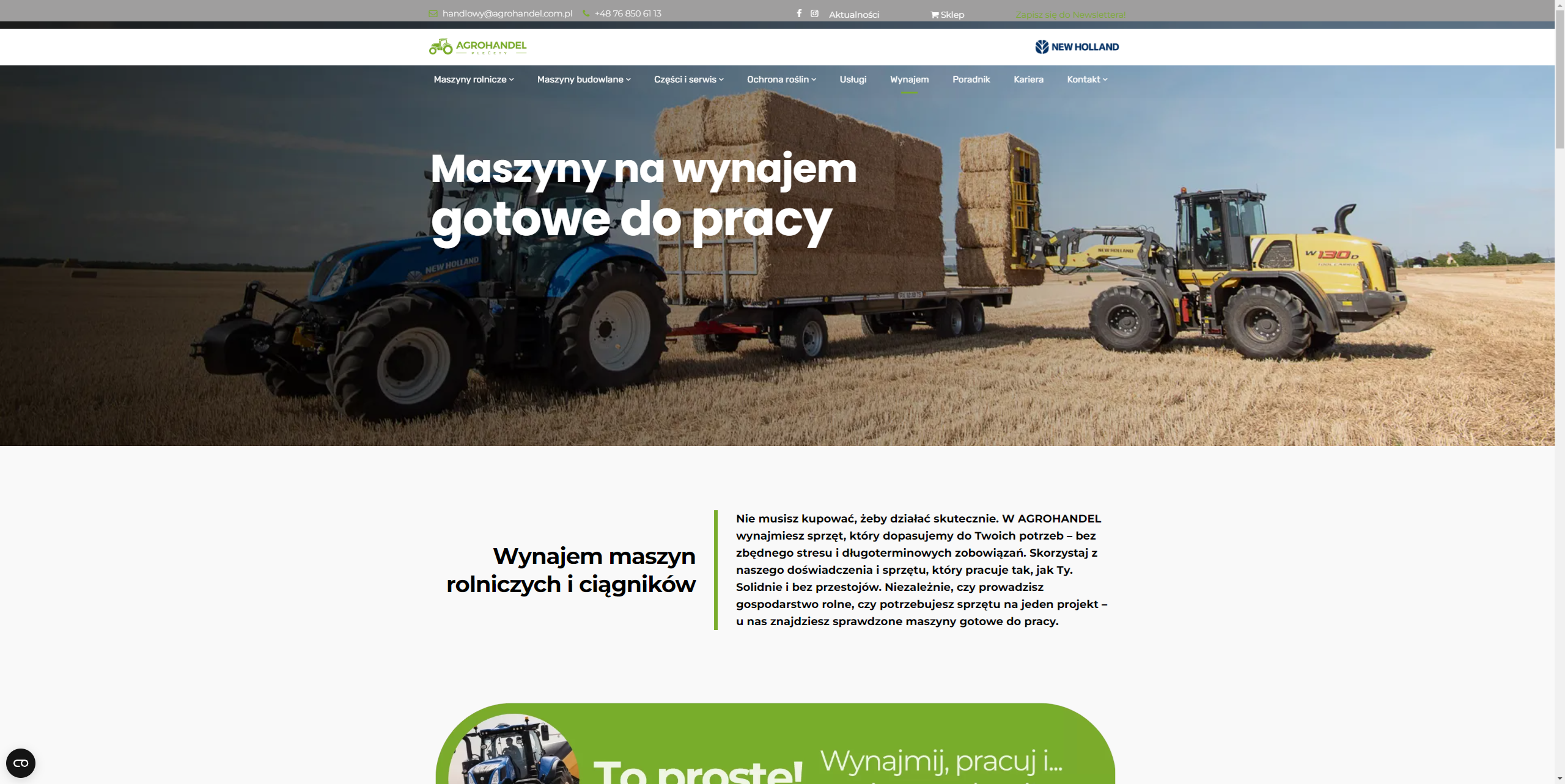 Wynajem maszyn rolniczych w sezonie - jak przygotować gospodarstwo do intensywnych prac polowych?