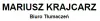 Logo firmy Mariusz Krajcarz - Tłumacz Przysięgły języka niderlandzkiego