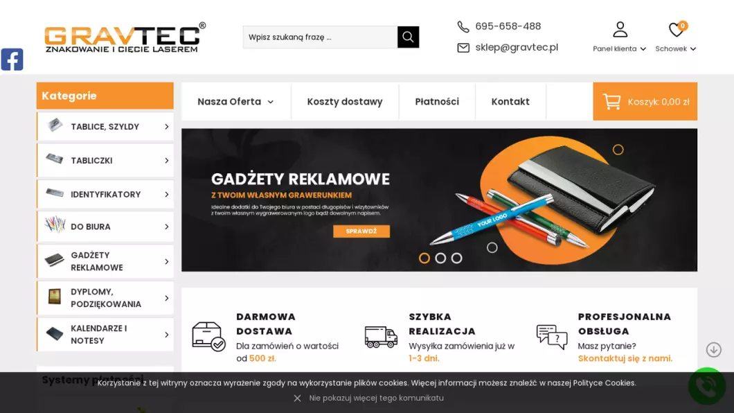 Zrzut ekranu strony